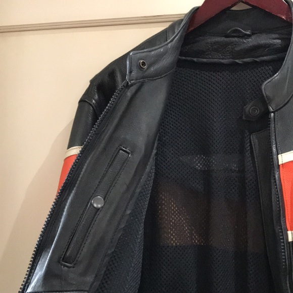 Leather Motorcycle Riding Jacket - Picture 8 of 15